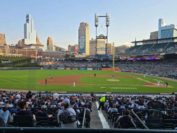 Comerica Park, section: TD133B, row: 1, seat: 4