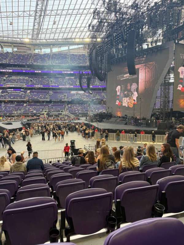 U.S. Bank Stadium, section: 107, row: 11, seat: 5