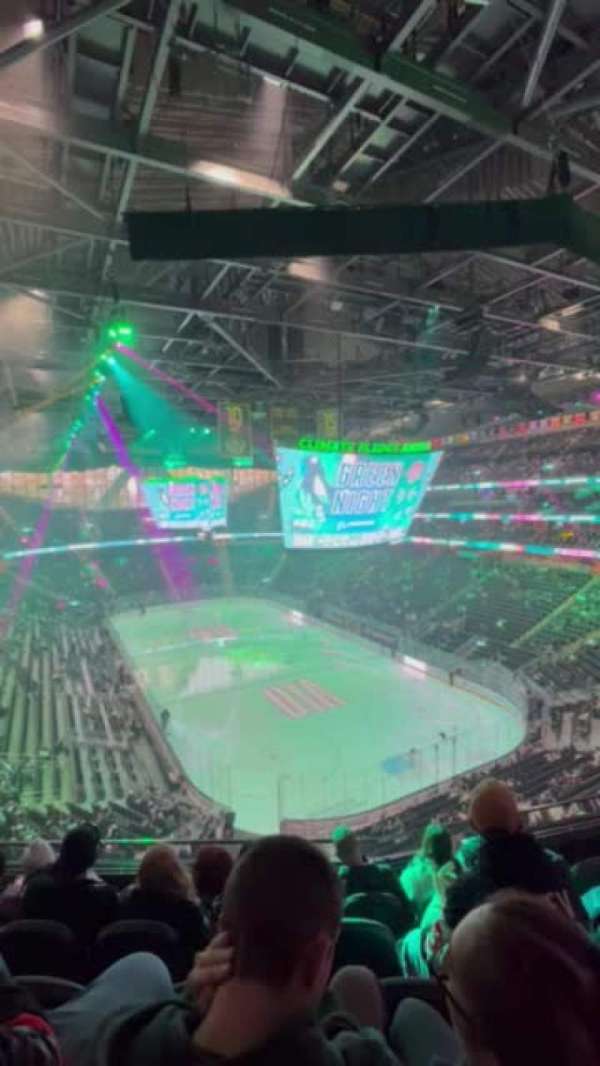 Climate Pledge Arena, section: 109, row: E, seat: 11