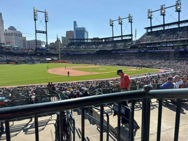 Comerica Park, section: 138, row: A, seat: 1