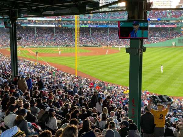 Fenway Park, section: Grandstand 5, row: 15, seat: 1