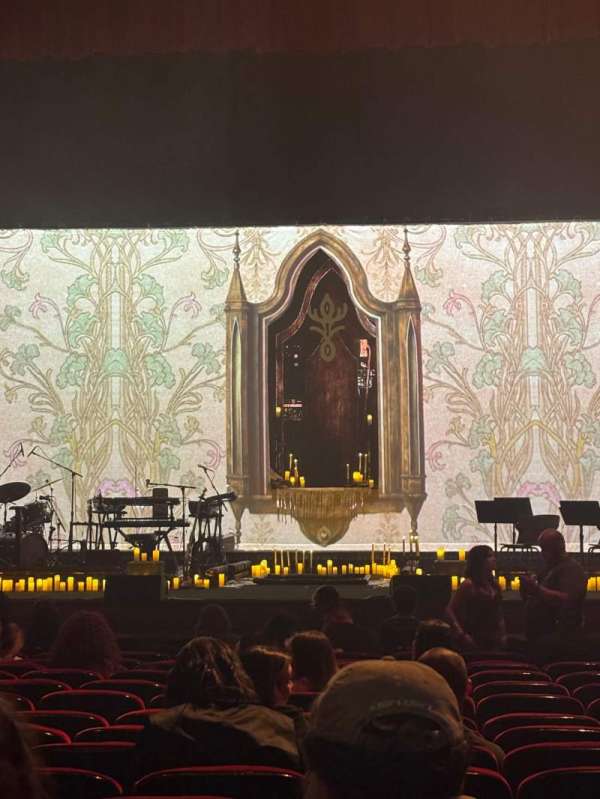 The United theater on Broadway, section: Orchestra center, row: S, seat: 19