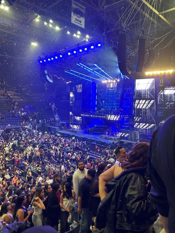 PeoplesBank Arena, section: 116, row: R, seat: 4