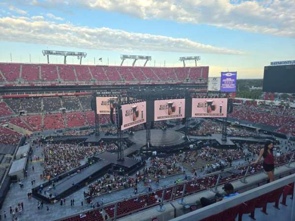 Raymond James Stadium, section: 307, row: A, seat: 5