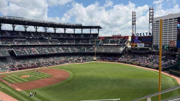 Truist Park, section: 312, row: 4, seat: 1