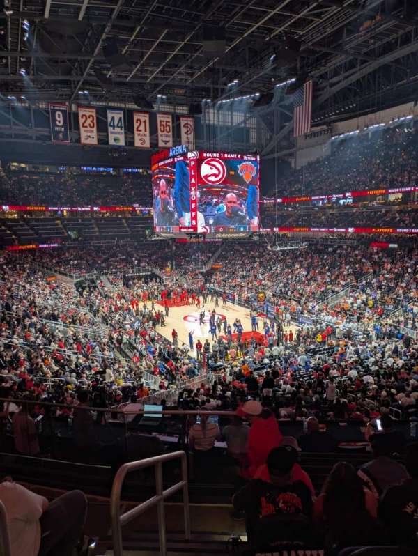 State Farm Arena, section: T7, row: F, seat: 19