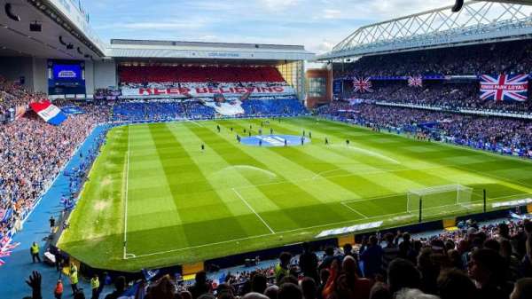 Ibrox Stadium, section: BR5, row: L, seat: 154