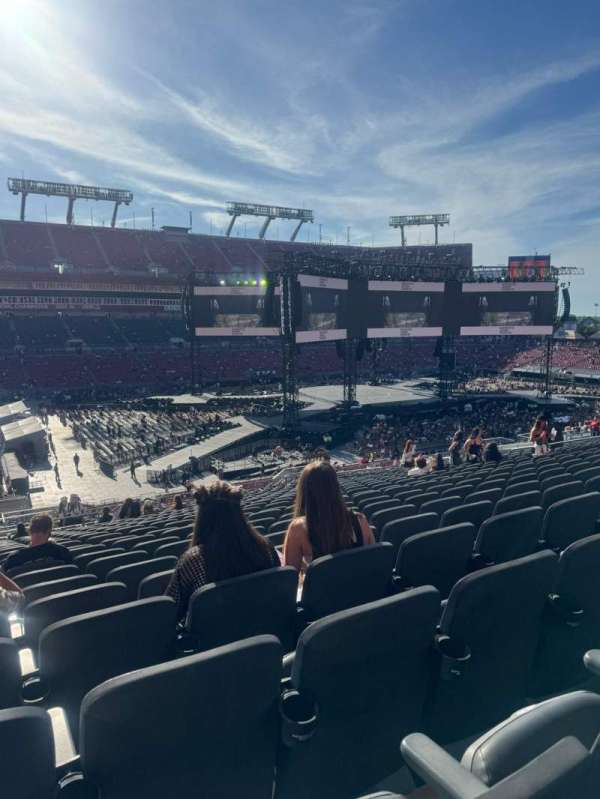 Raymond James Stadium, section: 231, row: AA, seat: 1