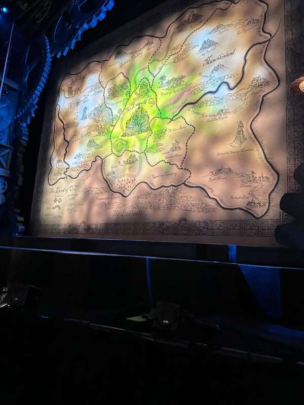 Apollo Victoria Theatre, section: Stalls, row: A, seat: 17