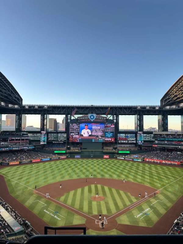Chase Field, section: 316, row: 8, seat: 20
