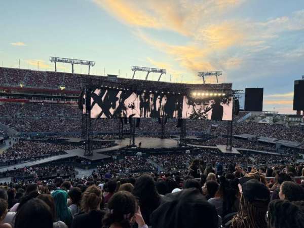 Raymond James Stadium, section: 233, row: Z, seat: 16