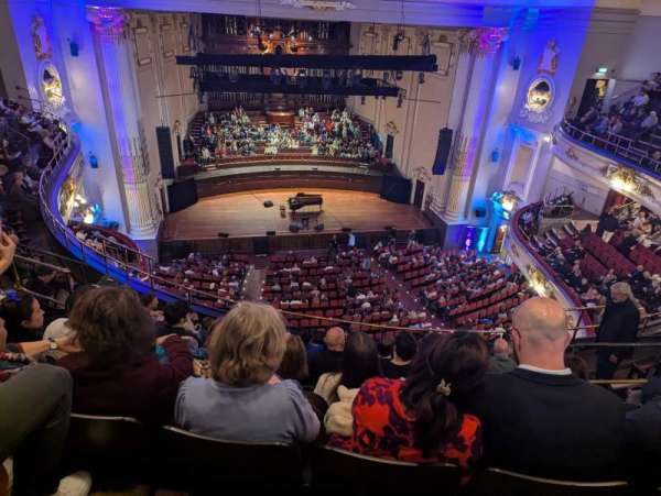 Usher Hall, section: Upper Circle, row: I, seat: 54