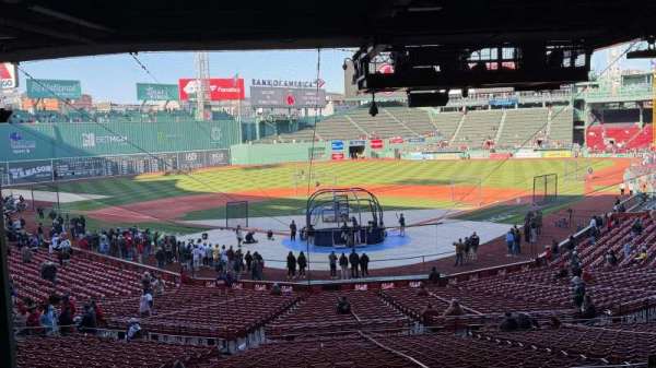 Fenway Park, section: 21, row: 13, seat: 13