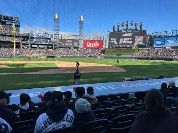 Rate Field, section: 124, row: 10, seat: 6
