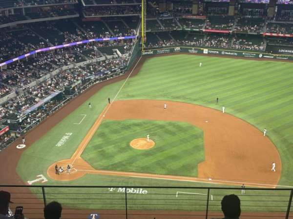 Globe Life Field, section: 316, row: 6, seat: 1