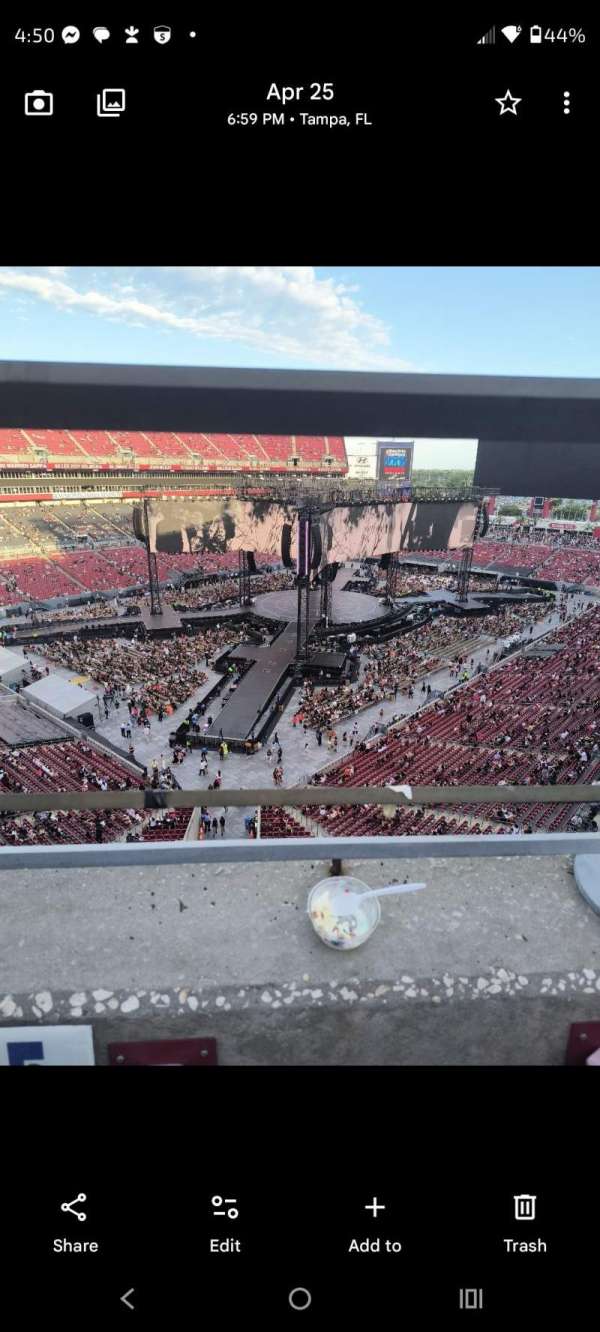 Raymond James Stadium, section: 303, row: ADA, seat: 6
