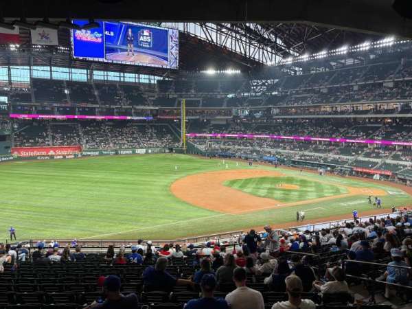 Globe Life Field, section: 105, row: 17, seat: 8