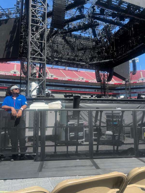 Raymond James Stadium, section: G, row: 4, seat: 7