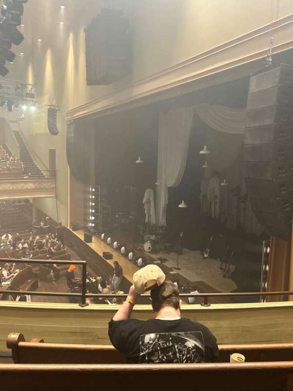 Ryman Auditorium, section: 9, row: E, seat: 5