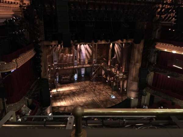 CIBC Theatre, section: Balcony L, row: B, seat: 1