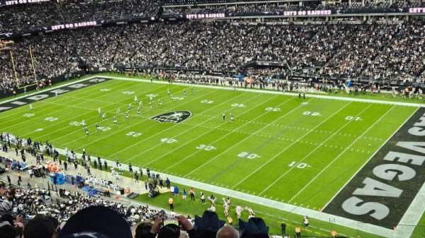 Allegiant Stadium, section: 307, row: 9, seat: 1