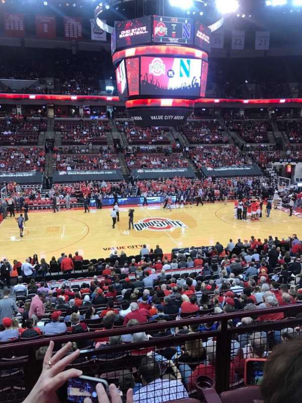 Value City Arena, section: 223, row: C, seat: 12