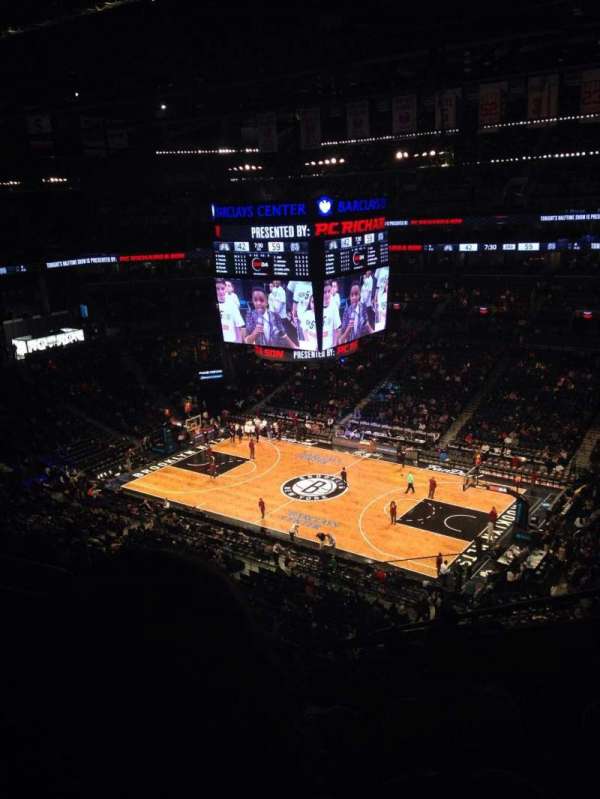 Barclays Center, section: 221, row: 7, seat: 4