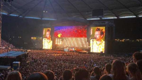 Volksparkstadion, section: 5A, row: 7