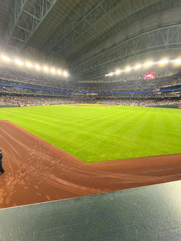 Daikin Park, section: BUDBHS, row: 1, seat: 3