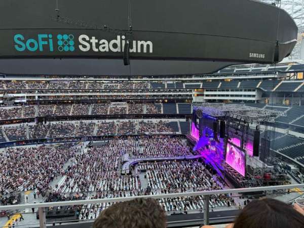 SoFi Stadium, section: 350, row: 2, seat: 2