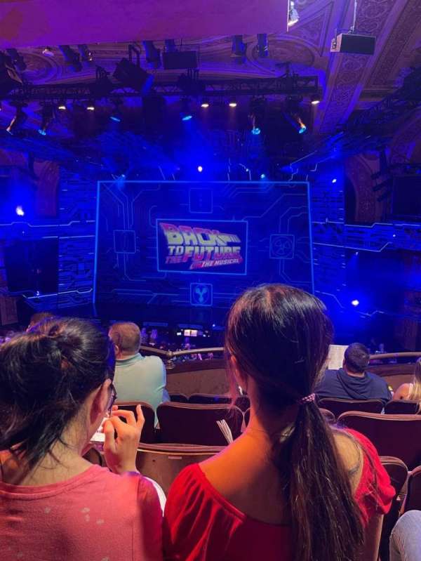 Winter Garden Theatre, section: Mezzanine RC, row: E, seat: 114