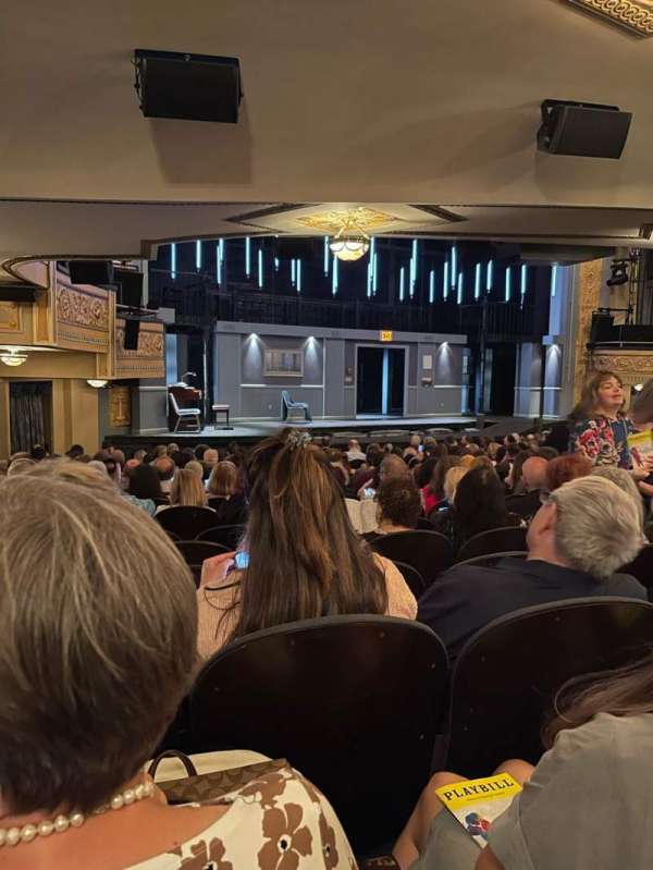 Gerald Schoenfeld Theatre, section: Orchestra L, row: R, seat: 21
