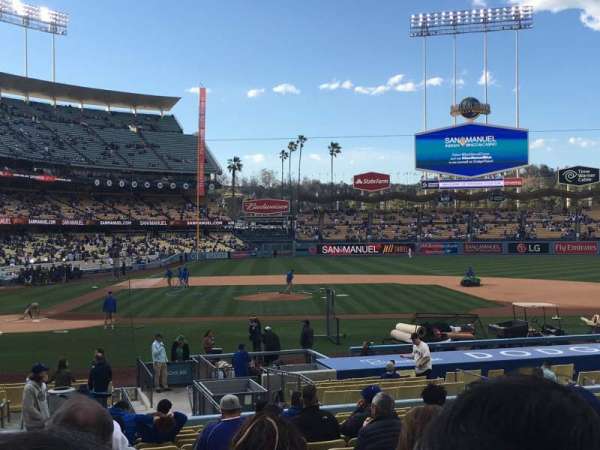 Dodger Stadium, section: 14FD, row: S, seat: 1