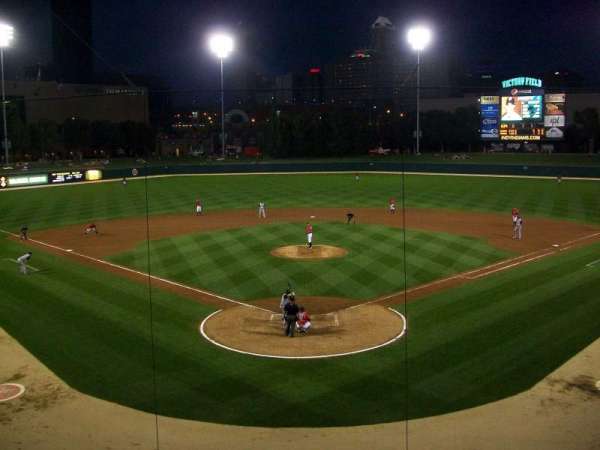 Victory Field, section: 210, row: B, seat: 9