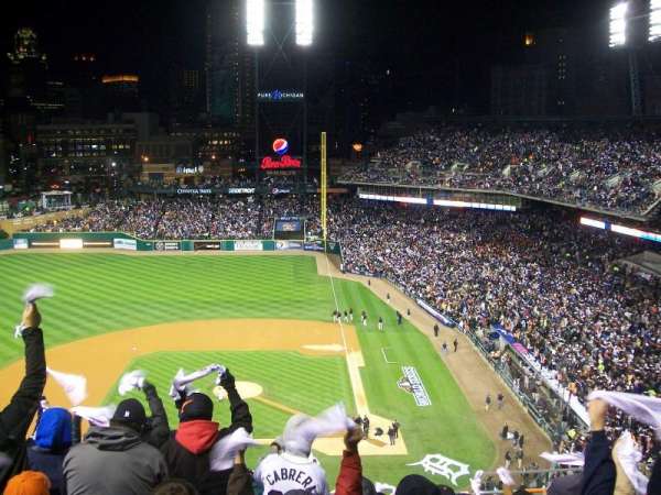 Comerica Park, section: 332, row: 10, seat: 9
