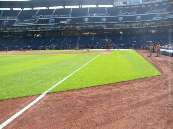 PNC Park, section: 31, row: A, seat: 1