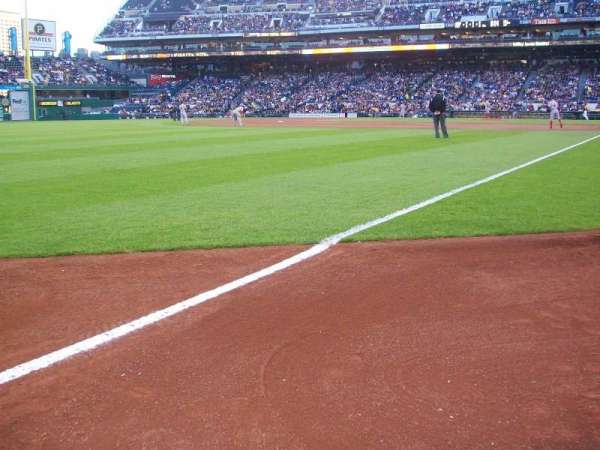 PNC Park, section: 31, row: A, seat: 1