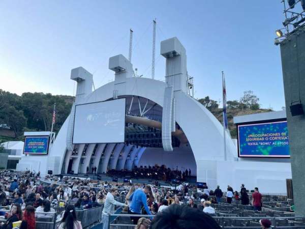 Hollywood Bowl, section: D, row: 3, seat: 2