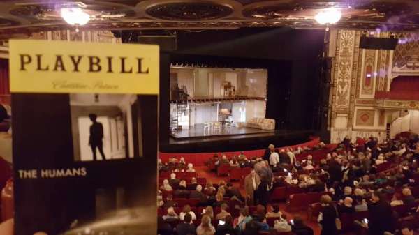 Cadillac Palace Theater, section: Dress circle l, row: JJ, seat: 1 and 3