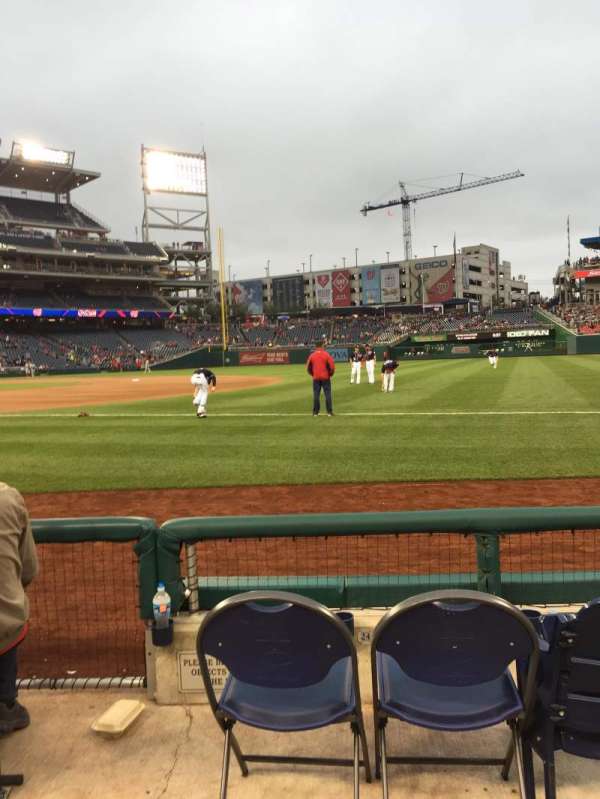Nationals Park, section: 133, row: D, seat: 18