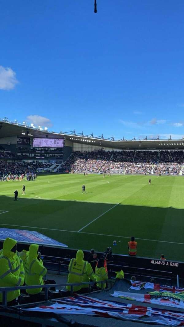 Pride Park, section: SU-D, row: B, seat: 630