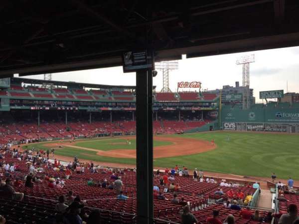 Fenway Park, section: Grandstand 10, row: 10, seat: 13