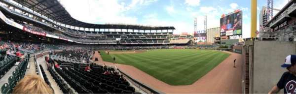 Truist Park, section: 109, row: 1, seat: 3