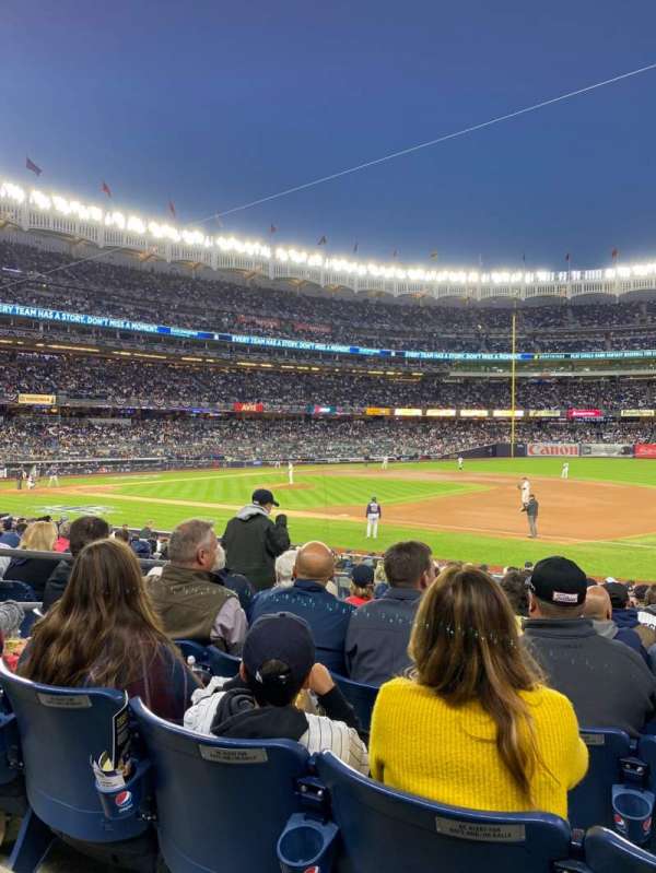 Yankee Stadium, section: 114a, row: 9, seat: 9