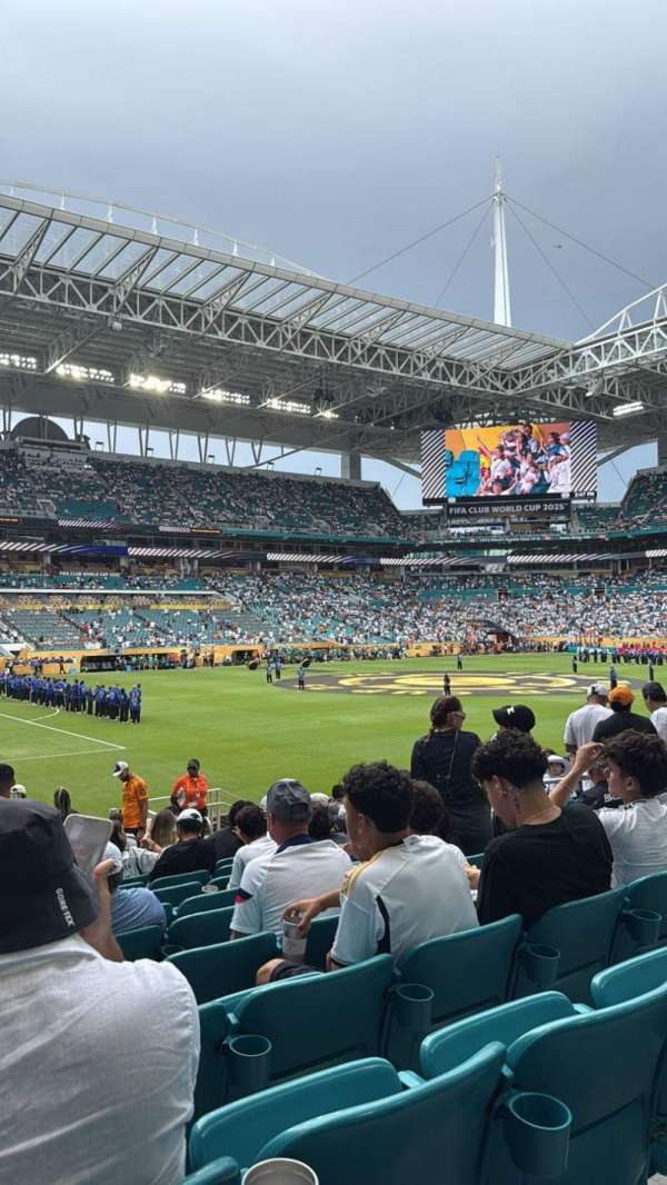 Hard Rock Stadium, section: 122, row: 15, seat: 12