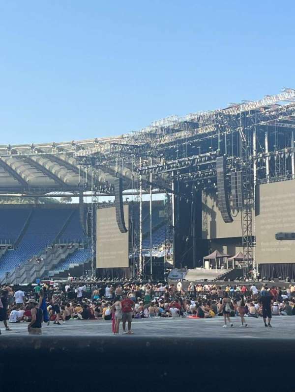 Stadio Olimpico, section: 17B, row: 1, seat: 9