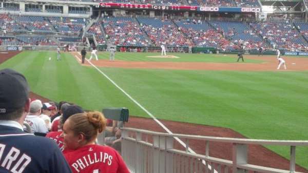 Nationals Park, section: 136, row: D, seat: 5