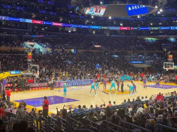 Crypto.com Arena, section: 114, row: 16, seat: 3