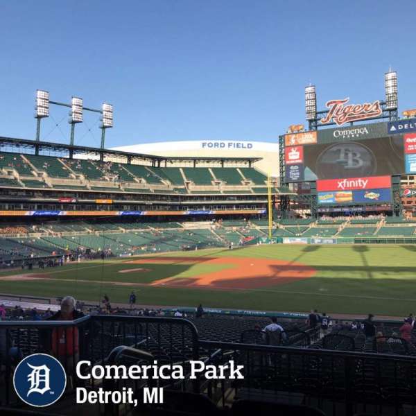 Comerica Park, section: 117c, row: C, seat: 3
