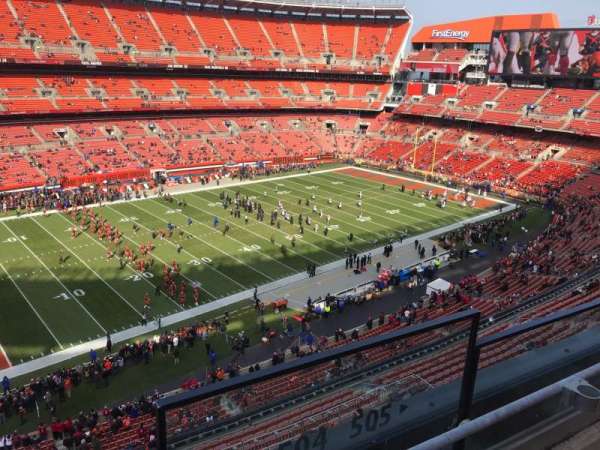 Huntington Bank Field, section: 504, row: 2, seat: 24